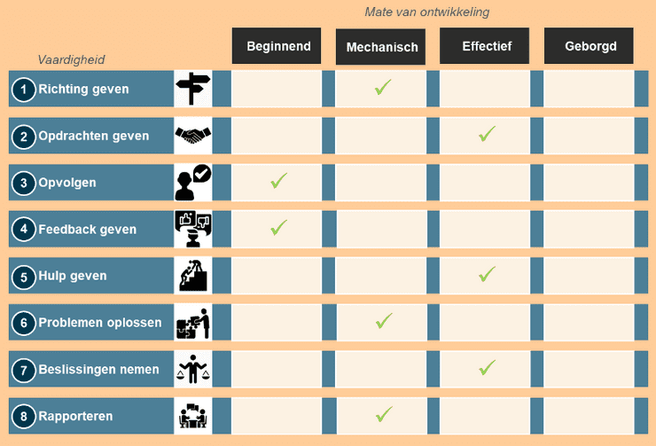 8 management vaardigheden